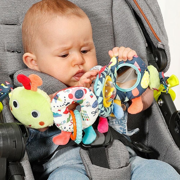 Jucarie interactiva FEHN Omiduta colorata 55344, 0 luni+, multicolor