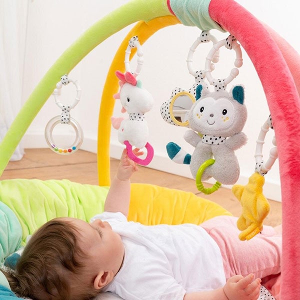 Saltea de joaca FEHN Aiko&Yuki 3D 57195, 0 luni+, multicolor