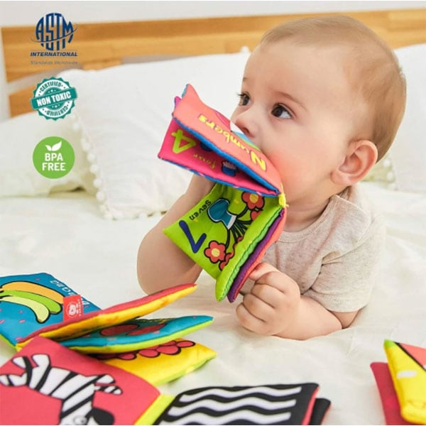 Set 6 carticele fosnitoare TOPBRIGHTS 120321, 0 luni+, multicolor