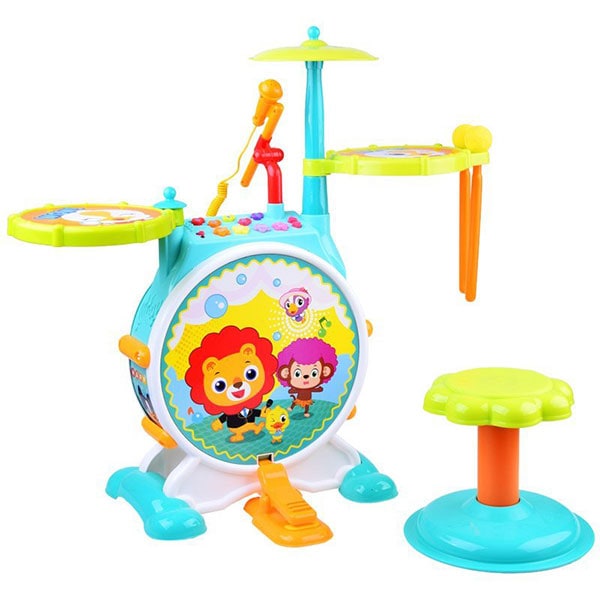 Jucarie de rol HOLA Toba muzicala cu scaunel 3130, 3 ani+, multicolor