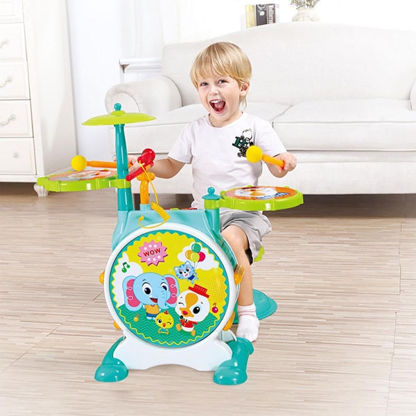 Jucarie de rol HOLA Toba muzicala cu scaunel 3130, 3 ani+, multicolor