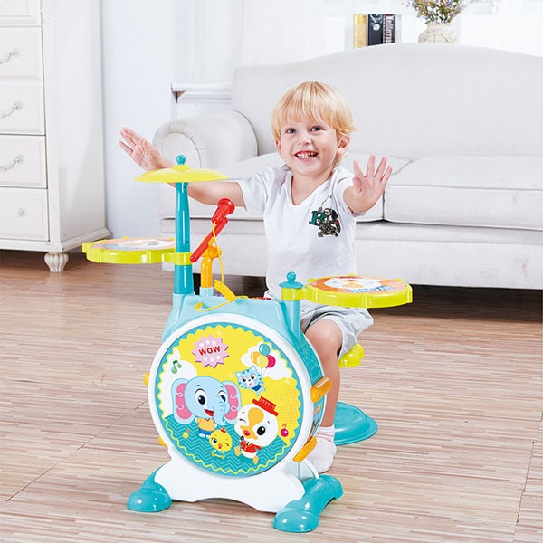 Jucarie de rol HOLA Toba muzicala cu scaunel 3130, 3 ani+, multicolor