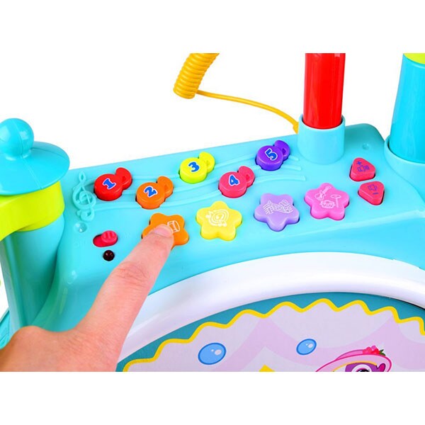 Jucarie de rol HOLA Toba muzicala cu scaunel 3130, 3 ani+, multicolor