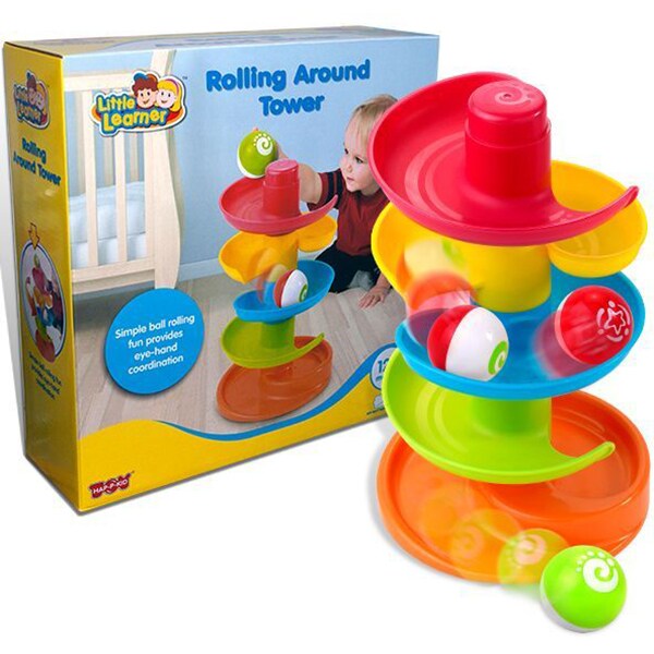 Jucarie interactiva LITTLE LEARNER Turnulet cu bilute 4224, 12 luni+, multicolor 