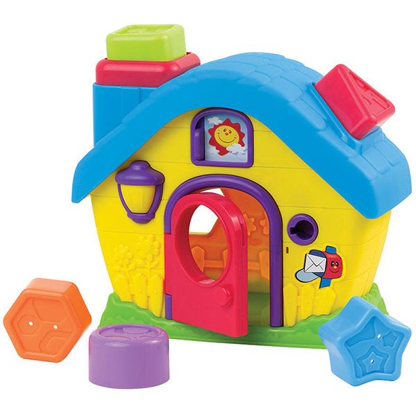 Jucarie sortare LITTLE LEARNER Casuta vesela 4246, 12 luni+, multicolor 