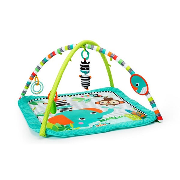 Saltea de joaca BRIGHT STARTS Zig Zag Safari 52039, 0-12 luni, multicolor