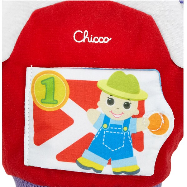 Jucarie manusa CHICCO cu marionete "Ferma de animale", 3 luni - 2 ani, multicolor