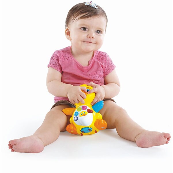 Jucarie interactiva HOLA Ratusca dansatoare cu sunete si melodii 808, 18 luni+, multicolor