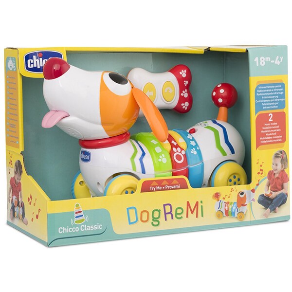 Jucarie interactiva cu telecomanda CHICCO Catelusul DogReMi, 1 - 4 ani, multicolor
