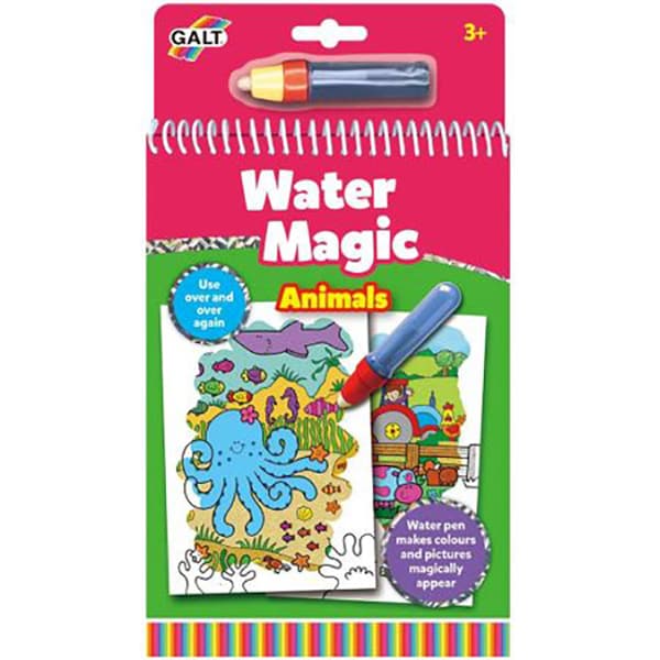Carte de colorat GALT Animals Water Magic A3079H, 3 ani+, 6 imagini