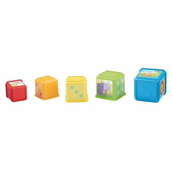 Jucarie interactiva FISHER PRICE Cuburi MTCDC52, 6 luni+, multicolor