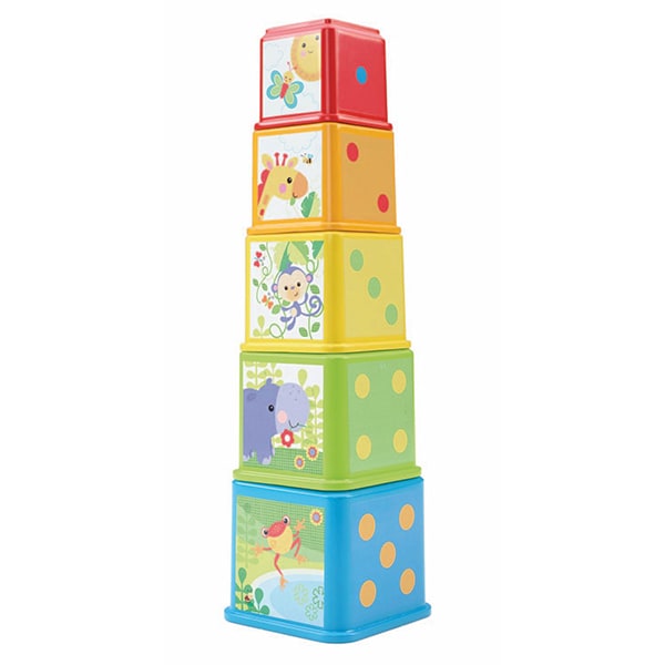 Jucarie interactiva FISHER PRICE Cuburi MTCDC52, 6 luni+, multicolor