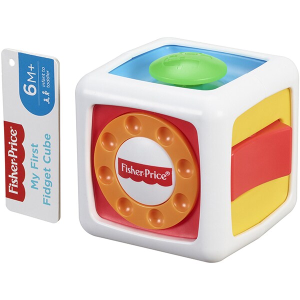 Jucarie interactiva FISHER PRICE Primul cub al bebelusului MTFWP34, 6 luni+, multicolor 