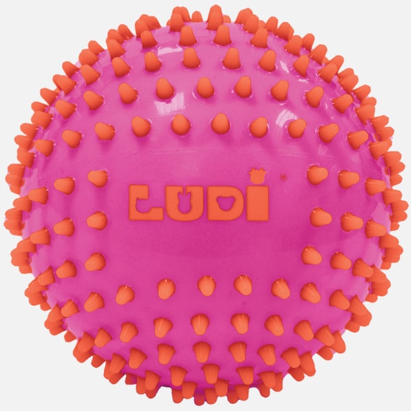 Set mingi senzoriale LUDI LUD30022, 6 luni+, galben-roz