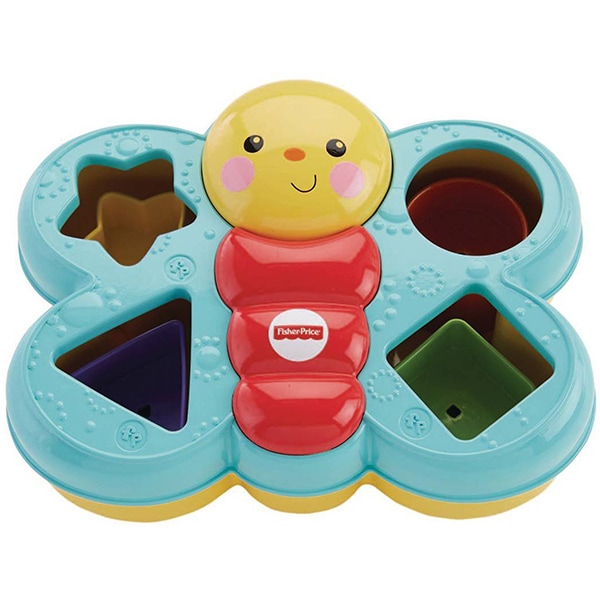 Jucarie interactiva FISHER PRICE Fluturas cu forme si activitati MTCDC22, 6 luni - 3 ani, multicolor 