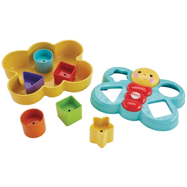 Jucarie interactiva FISHER PRICE Fluturas cu forme si activitati MTCDC22, 6 luni - 3 ani, multicolor 