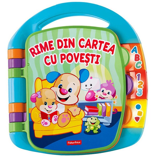 Jucarie interactiva FISHER PRICE Laugh&Learn - Cartea de povesti MTDKJ99, 3 luni+, multicolor