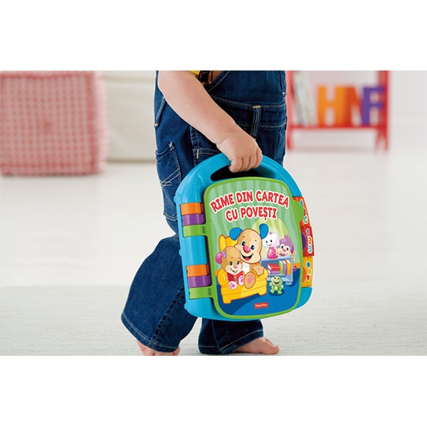 Jucarie interactiva FISHER PRICE Laugh&Learn - Cartea de povesti MTDKJ99, 3 luni+, multicolor