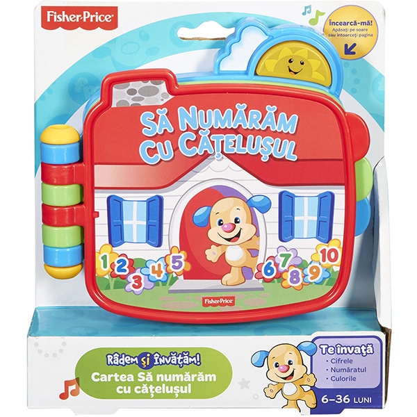 Jucarie interactiva FISHER PRICE Laugh&Learn Hai sa numaram MTDKK03, 6 luni - 3 ani, multicolor