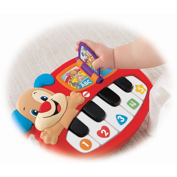 Jucarie interactiva FISHER PRICE Pianul catelusului MTDLM01, 6 luni - 3 ani, multicolor