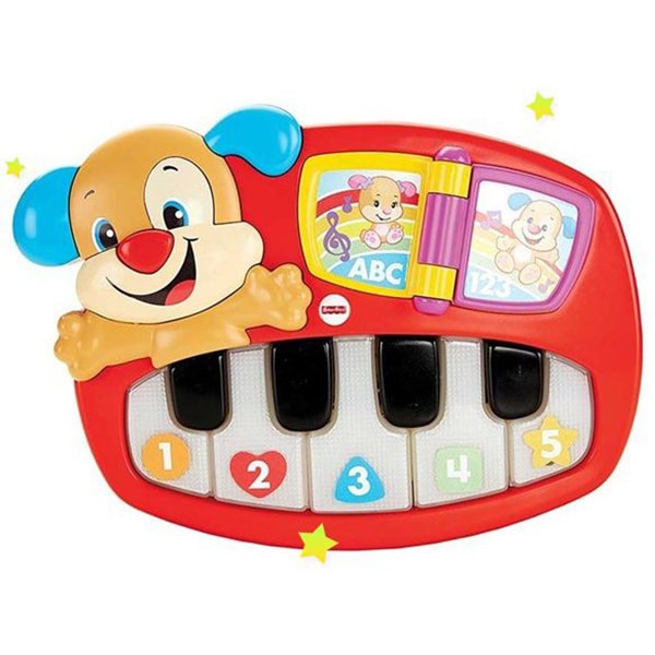 Jucarie interactiva FISHER PRICE Pianul catelusului MTDLM01, 6 luni - 3 ani, multicolor