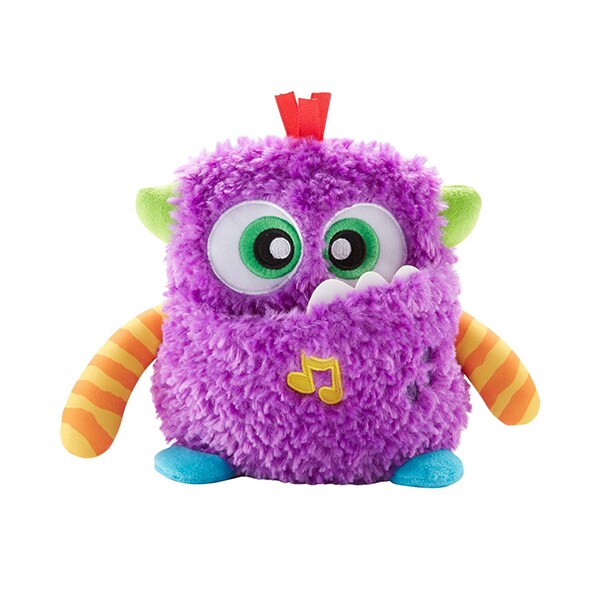 Jucarie interactiva FISHER PRICE Monstrulet muzical MTDYM88, 6 luni+, mov-portocaliu