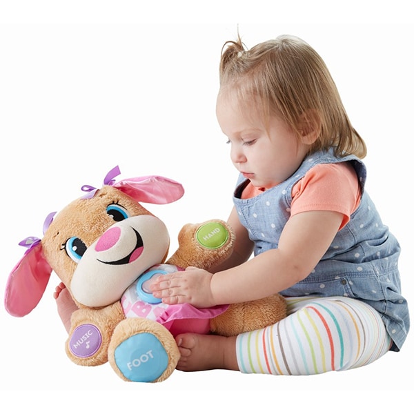 Jucarie interactiva FISHER PRICE Catelusa vorbitoare - Sis MTFPP92, 6 luni+, multicolor