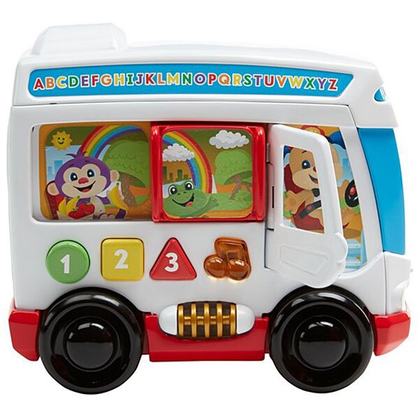 Jucarie interactiva FISHER PRICE Laugh&Learn Autobuzul cu sunete MTFTG17, 6 luni - 3 ani, multicolor