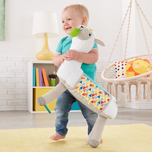 Jucarie interactiva FISHER PRICE Lama cu activitati MTFXC36, o luni+, multicolor