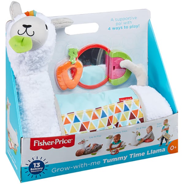 Jucarie interactiva FISHER PRICE Lama cu activitati MTFXC36, o luni+, multicolor