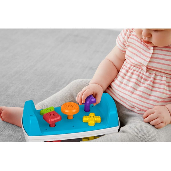 Jucarie interactiva FISHER PRICE Banc de lucru MTGJW05O, 12 luni+, multicolor