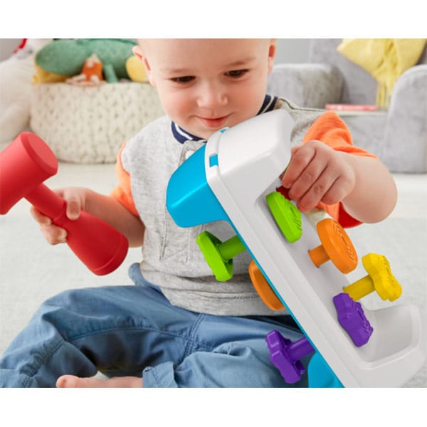 Jucarie interactiva FISHER PRICE Banc de lucru MTGJW05O, 12 luni+, multicolor