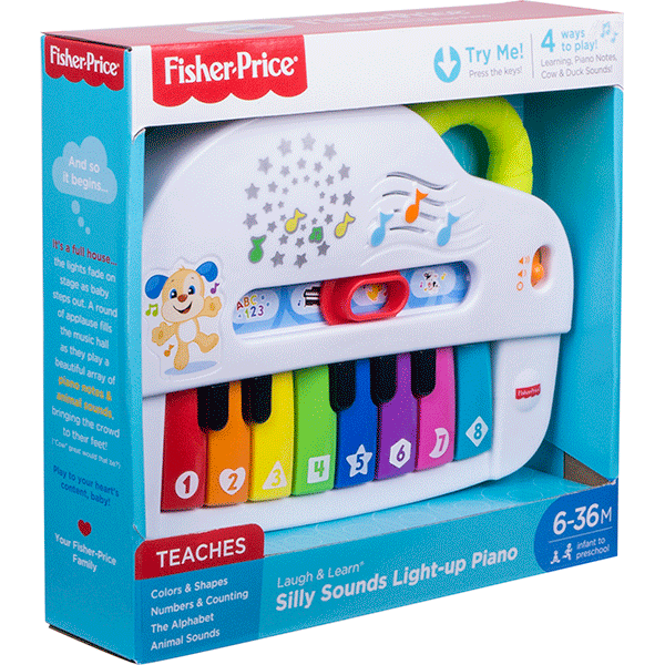 Jucarie interactiva FISHER PRICE Pian MTGXR68, 6 luni+, multicolor