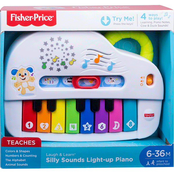 Jucarie interactiva FISHER PRICE Pian MTGXR68, 6 luni+, multicolor