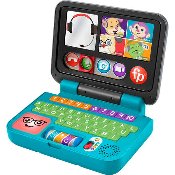 Jucarie interactiva FISHER PRICE Laptop MTHHH05O, 6 luni+, multicolor