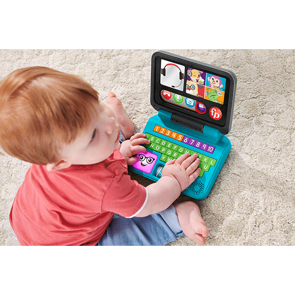 Jucarie interactiva FISHER PRICE Laptop MTHHH05O, 6 luni+, multicolor