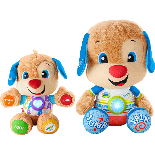 Jucarie interactiva FISHER PRICE So big puppy MTHJF23O, 18 luni+, multicolor
