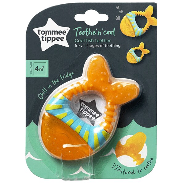 Inel gingival TOMMEE TIPPEE, 4 luni+, portocaliu