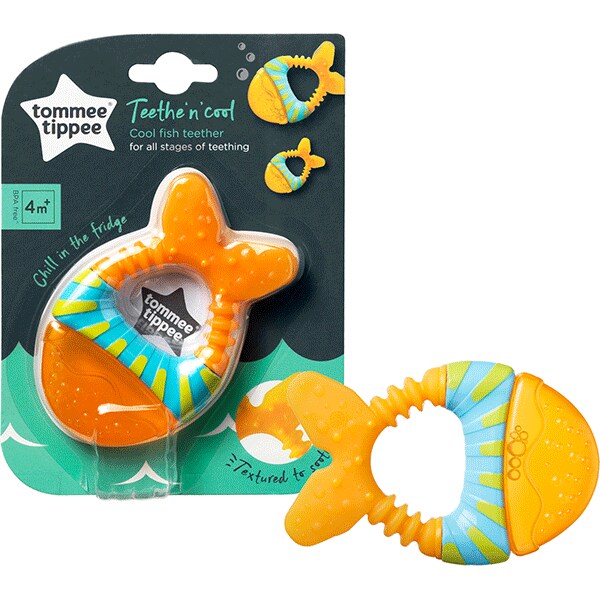 Inel gingival TOMMEE TIPPEE, 4 luni+, portocaliu