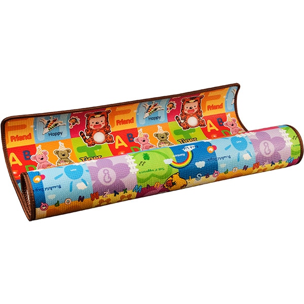 Saltea educativa cu 2 fete U-GROW UMAT-181510, 0 luni+, multicolor 