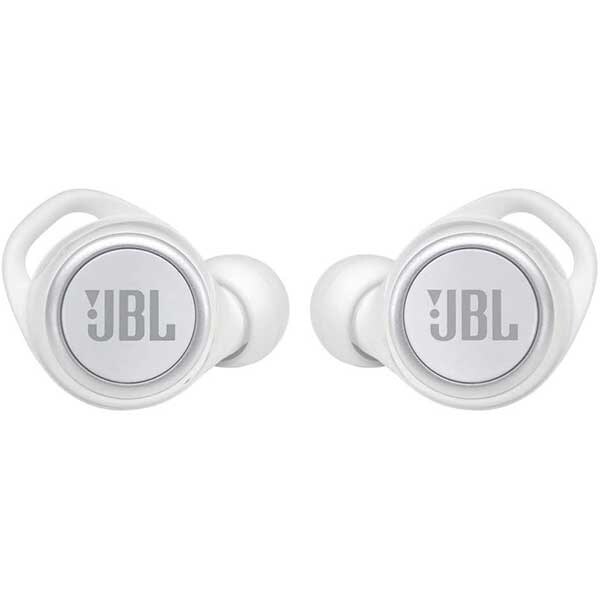 Casti JBL LIVE 300TWS, True Wireless, Bluetooth, In-ear, Microfon, alb