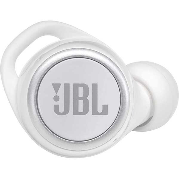 Casti JBL LIVE 300TWS, True Wireless, Bluetooth, In-ear, Microfon, alb