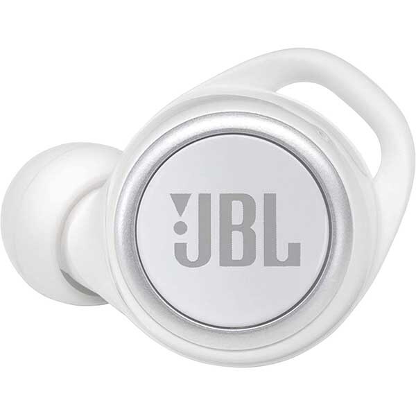 Casti JBL LIVE 300TWS, True Wireless, Bluetooth, In-ear, Microfon, alb