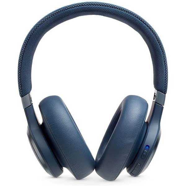 Casti JBL Live 650BTNC, Bluetooth, Over-ear, Microfon, Noise Cancelling, albastru