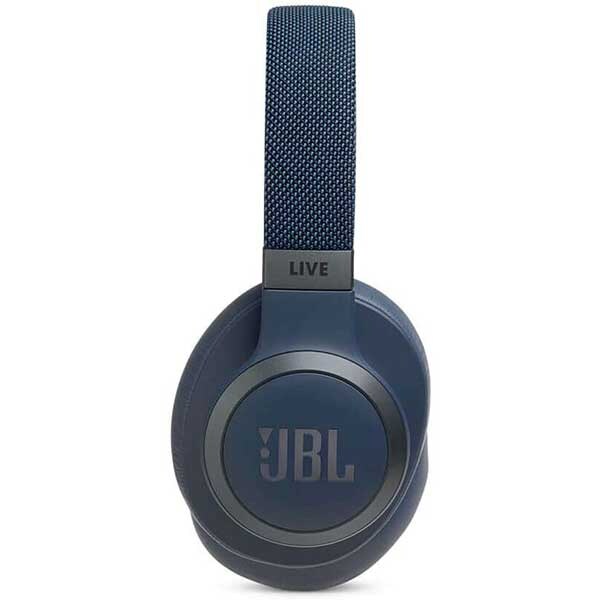Casti JBL Live 650BTNC, Bluetooth, Over-ear, Microfon, Noise Cancelling, albastru