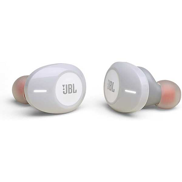 Casti JBL Tune 120TWS, True Wireless, Bluetooth, In-ear, Microfon, alb