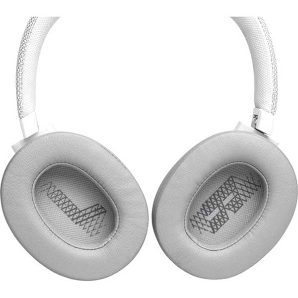 Casti JBL Live 500BT, Bluetooth, Over-ear, Microfon, alb