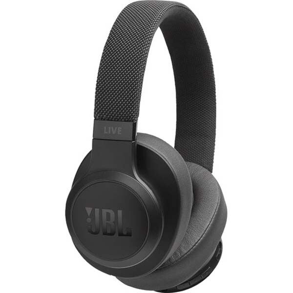 Casti JBL Live 500BT, Bluetooth, Over-ear, Microfon, negru