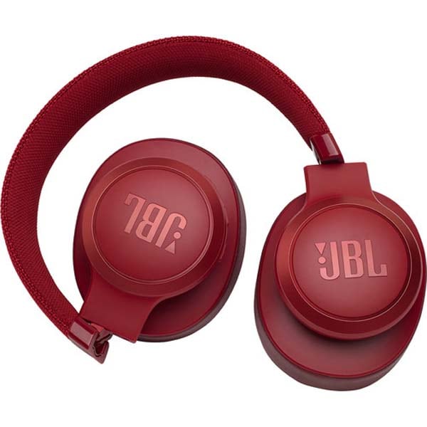 Casti JBL Live 500BT, Bluetooth, Over-ear, Microfon, rosu