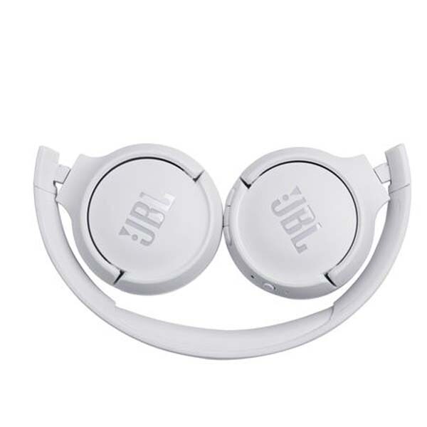 Casti JBL Tune 500BT, Bluetooth, On-ear, Microfon, alb